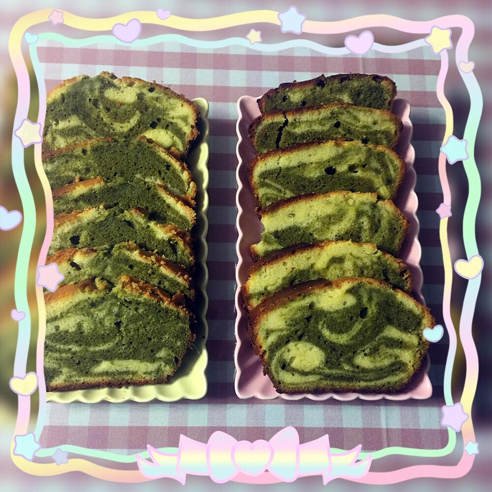 抹茶大理石磅蛋糕