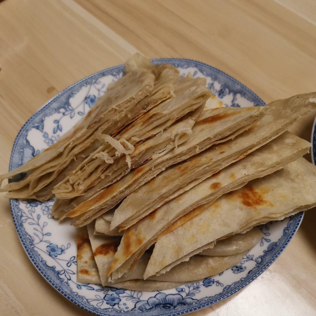 层次分明薄如蝉翼的家常基础烙饼