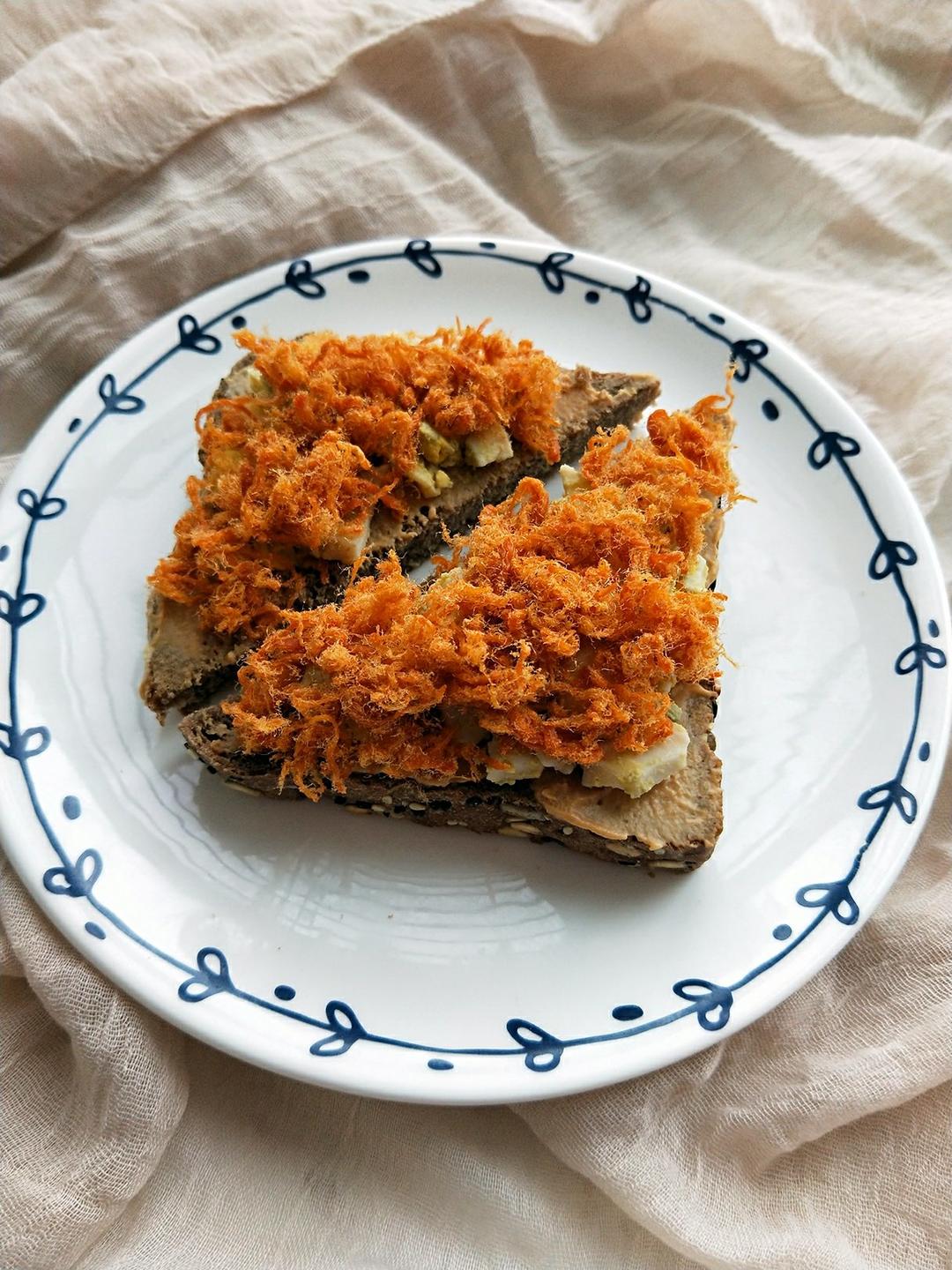 快手早餐 肉松芝士吐司