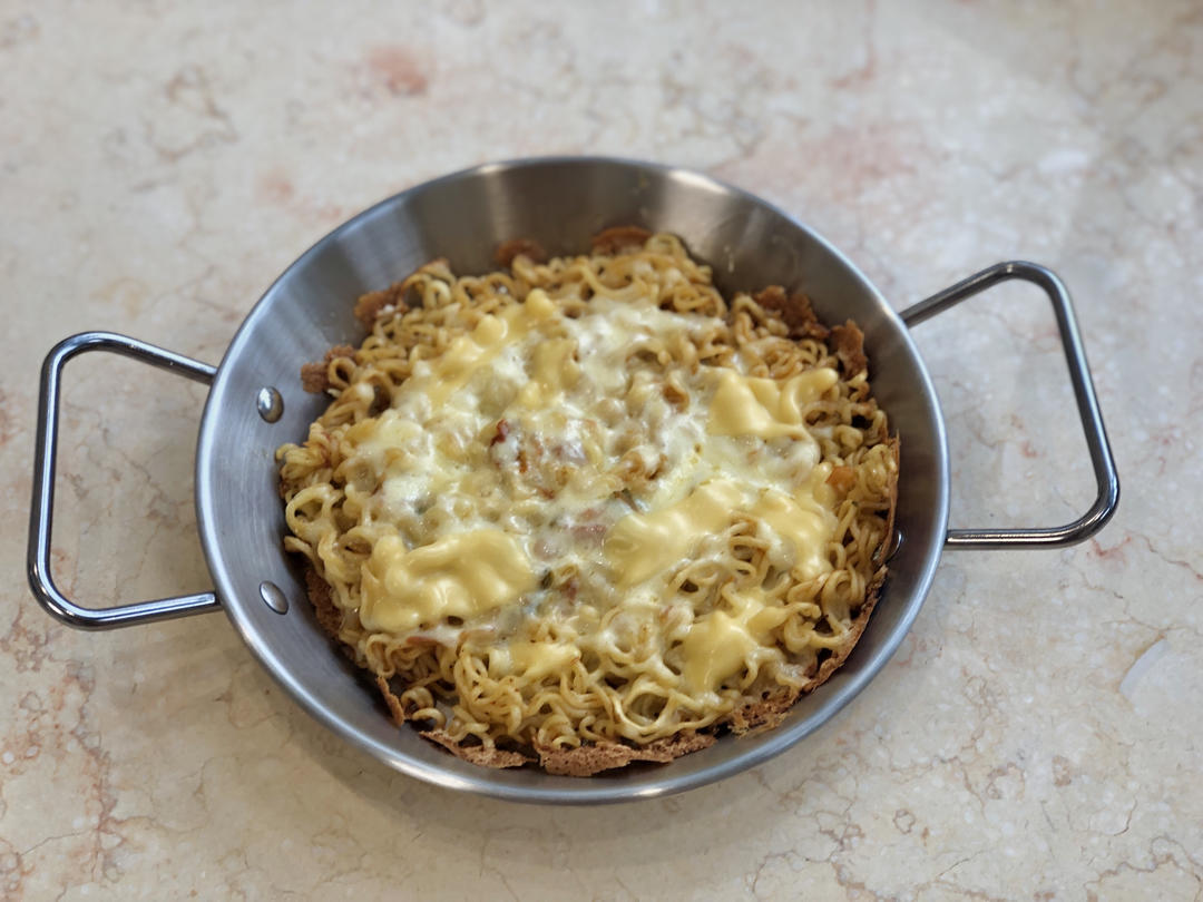 【白钟元的料理秘籍】奶酪方便面煎饼