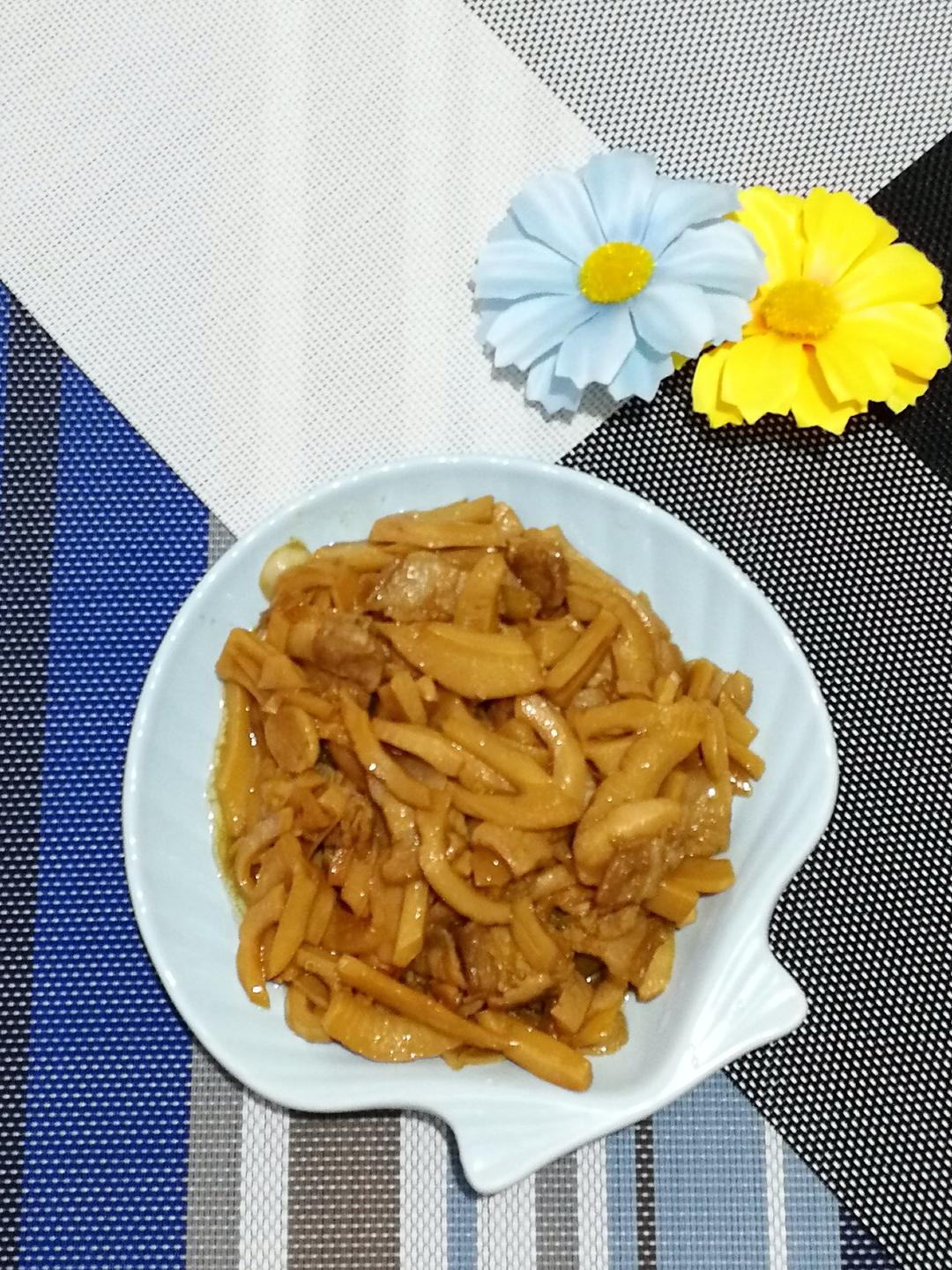 笋干炒肉