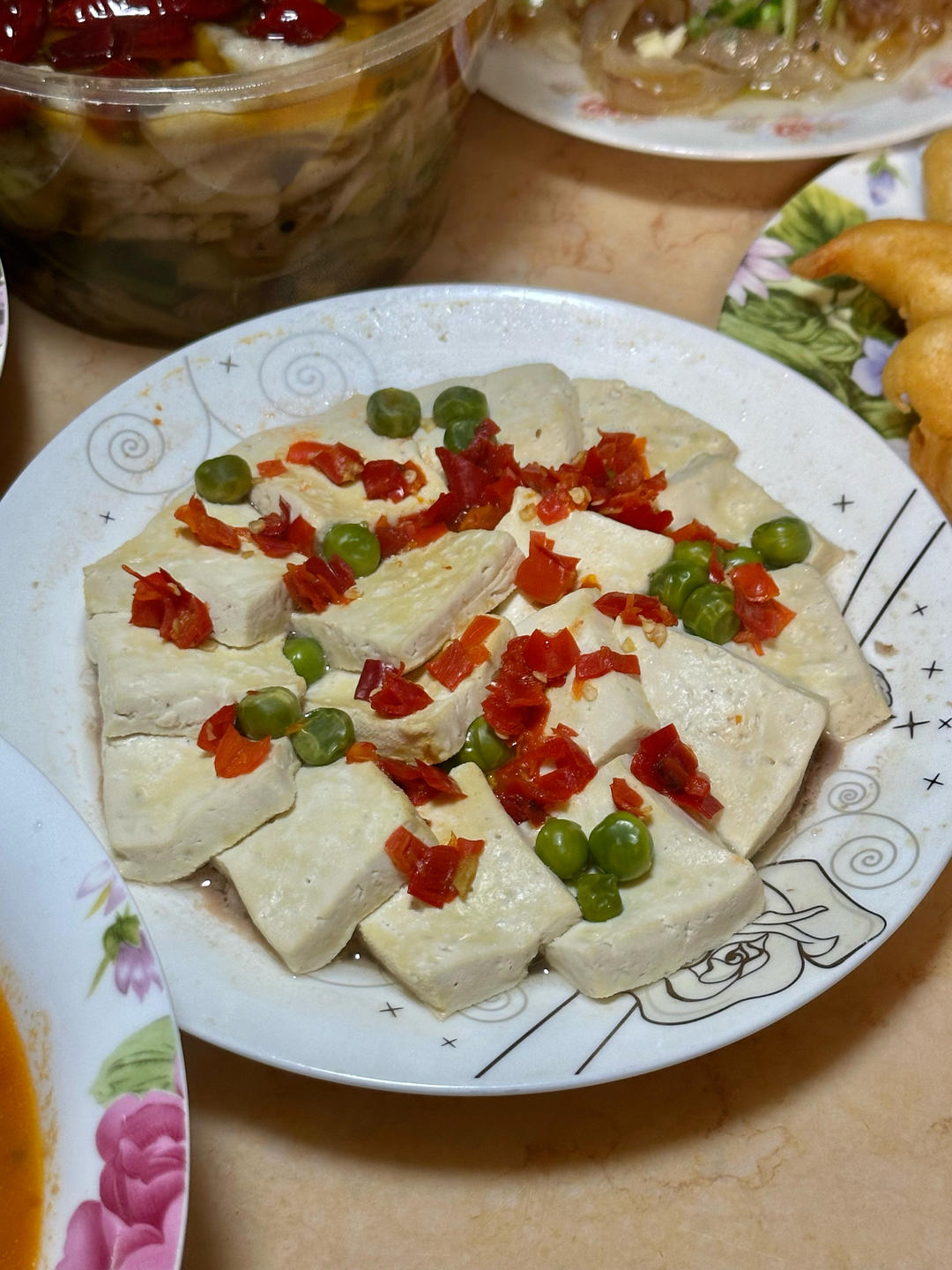 剁椒臭豆腐蒸肉饼