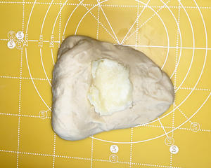 大理石紫薯土司面包的做法 步骤3