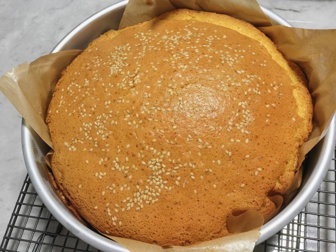 超简单脆皮蛋糕~老式全蛋蛋糕&不分蛋~意外收获🔥