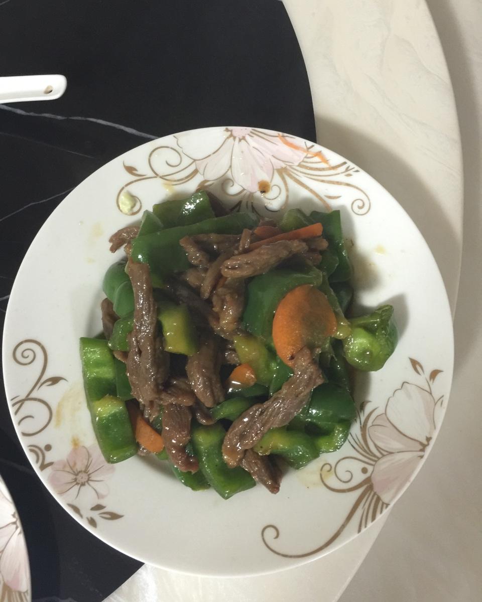 青椒炒牛肉