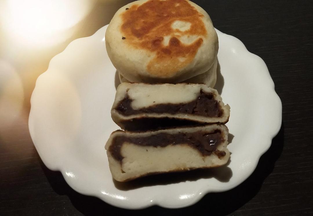 南瓜糯米豆沙糕