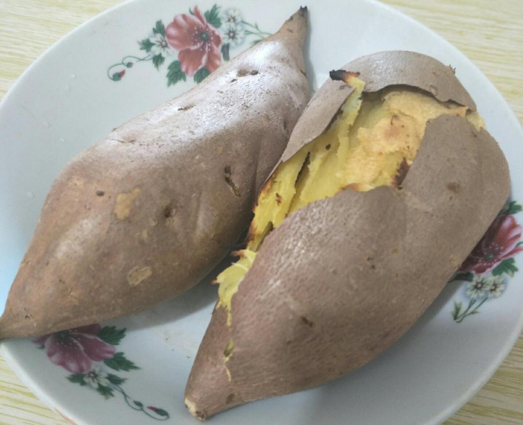 烤地瓜（烤箱初试）