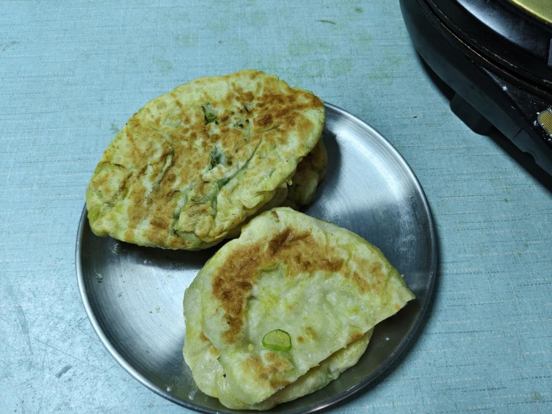 发面椒香葱花饼（超级宣软）