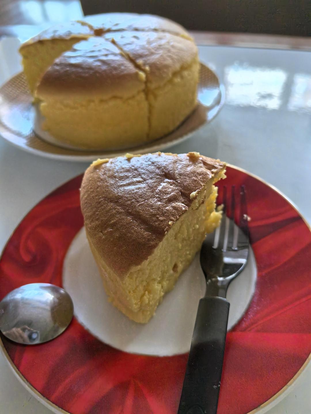 轻乳酪芝士蛋糕6寸#皮黑森林#