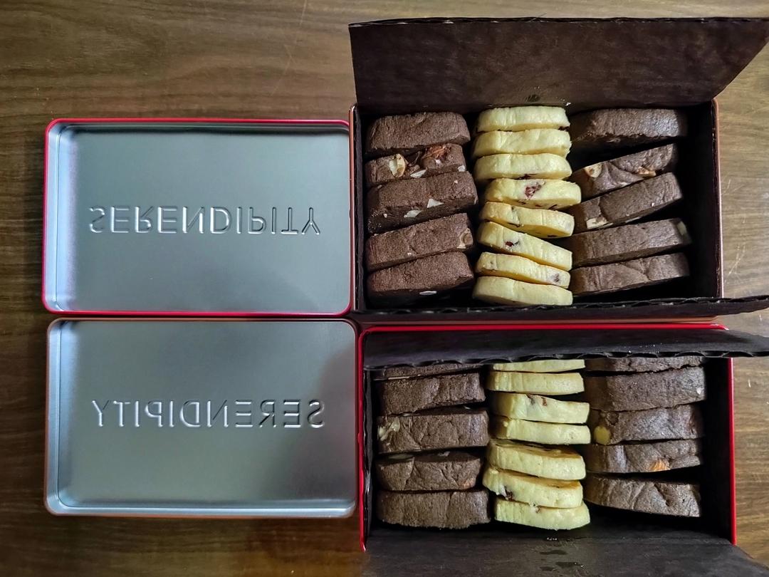 粒粒香脆的可可杏仁曲奇