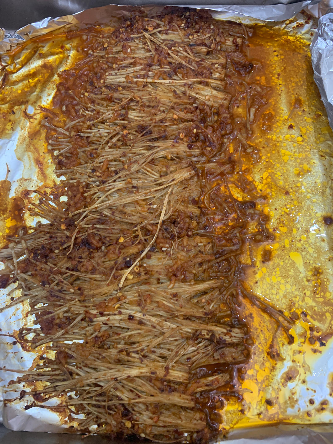 ㊙️制酱料❗️巨好吃烤金针菇！