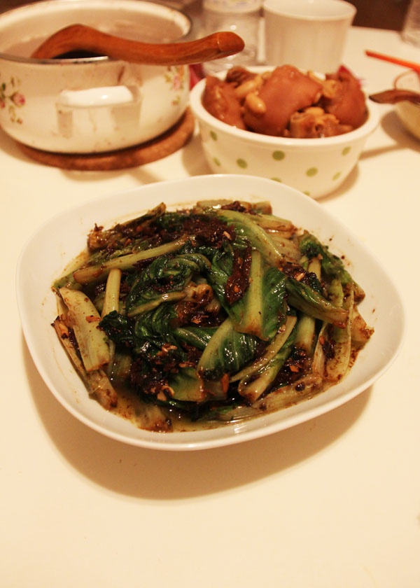 豆豉鲮鱼油麦菜