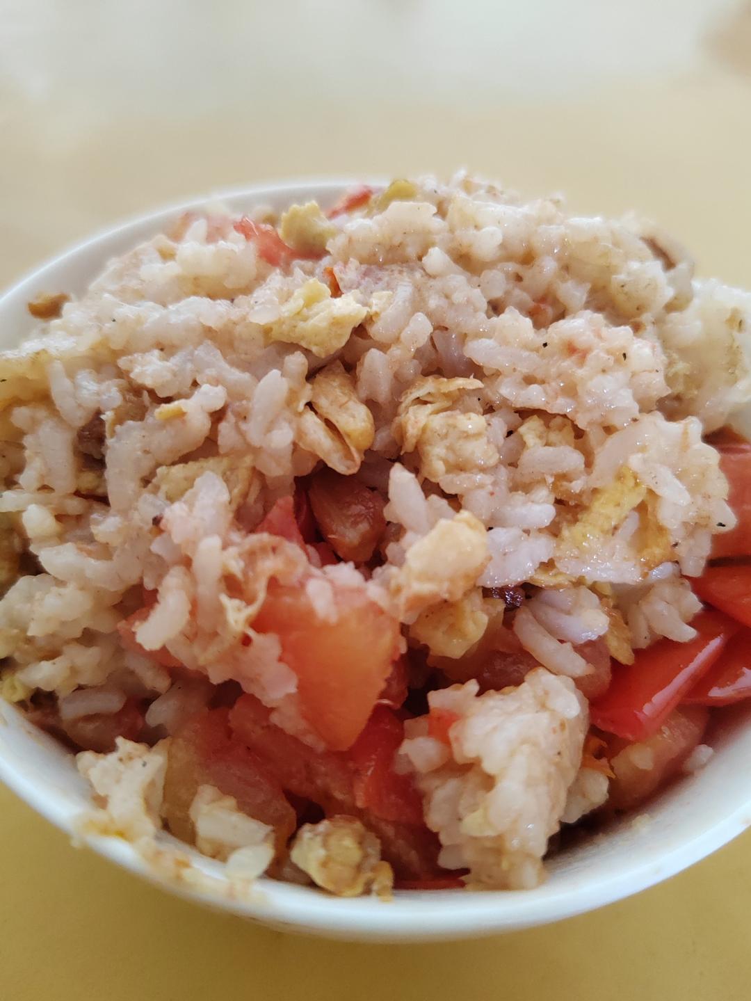 番茄蛋炒饭