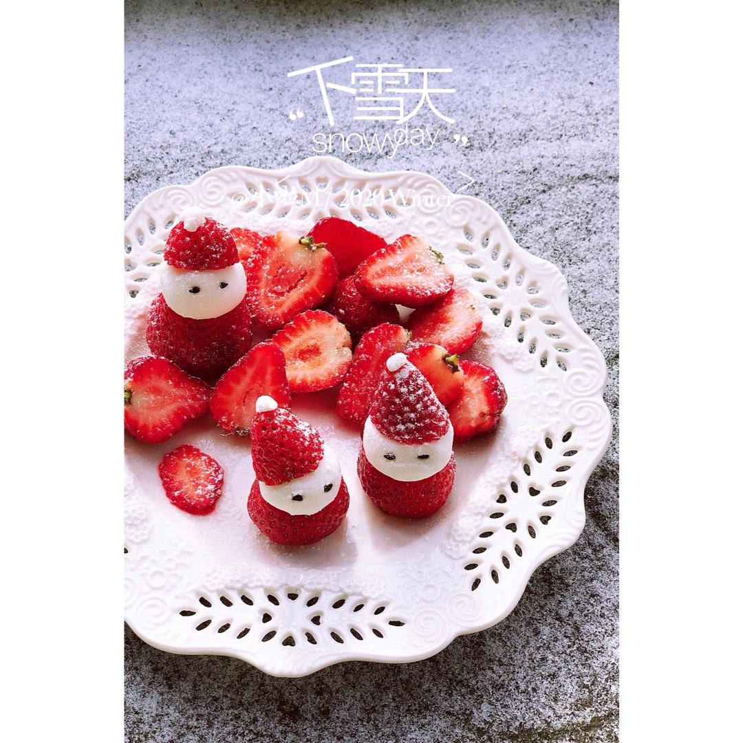 萌萌哒草莓雪人☃️