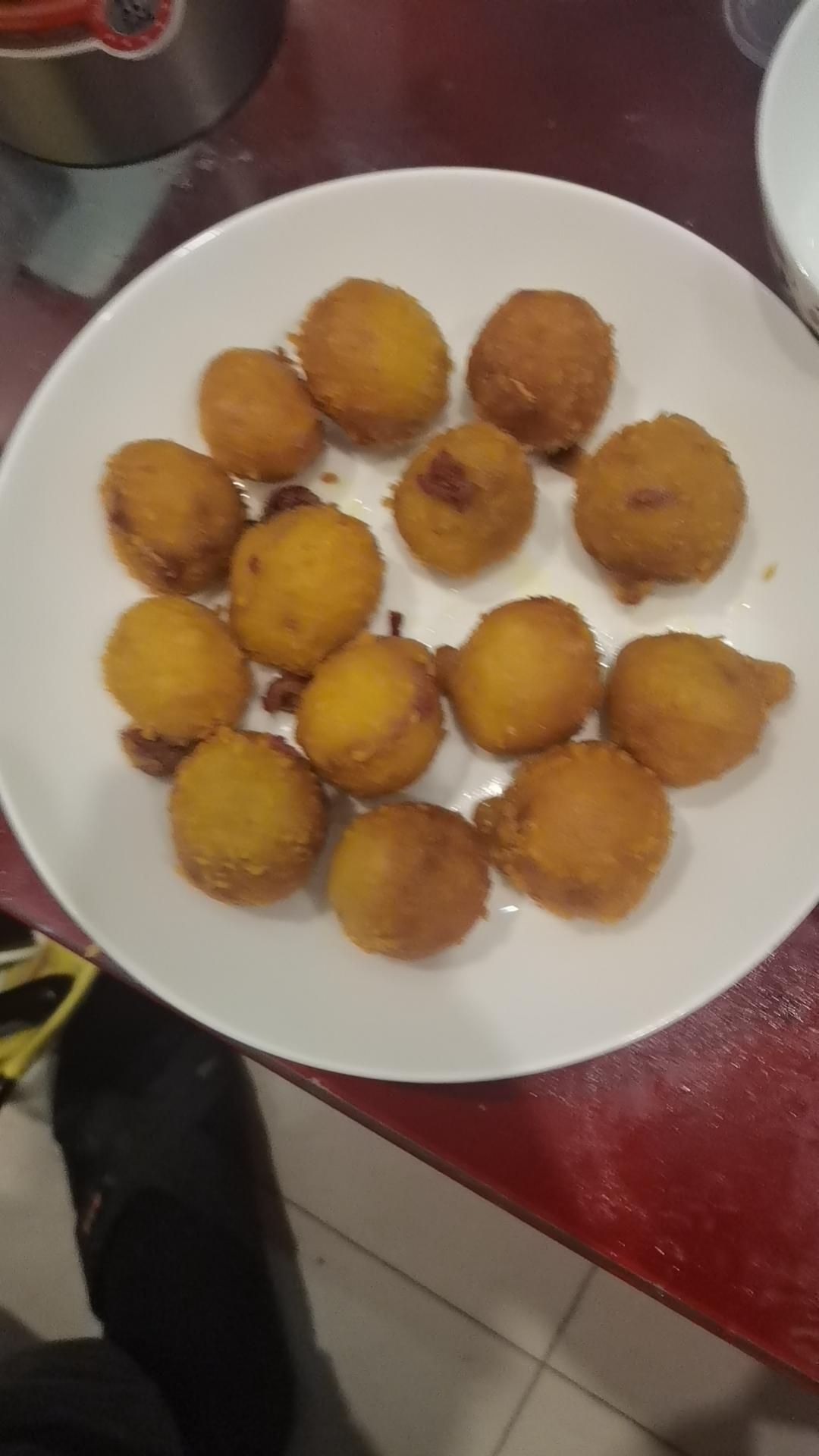 自制香芋地瓜丸