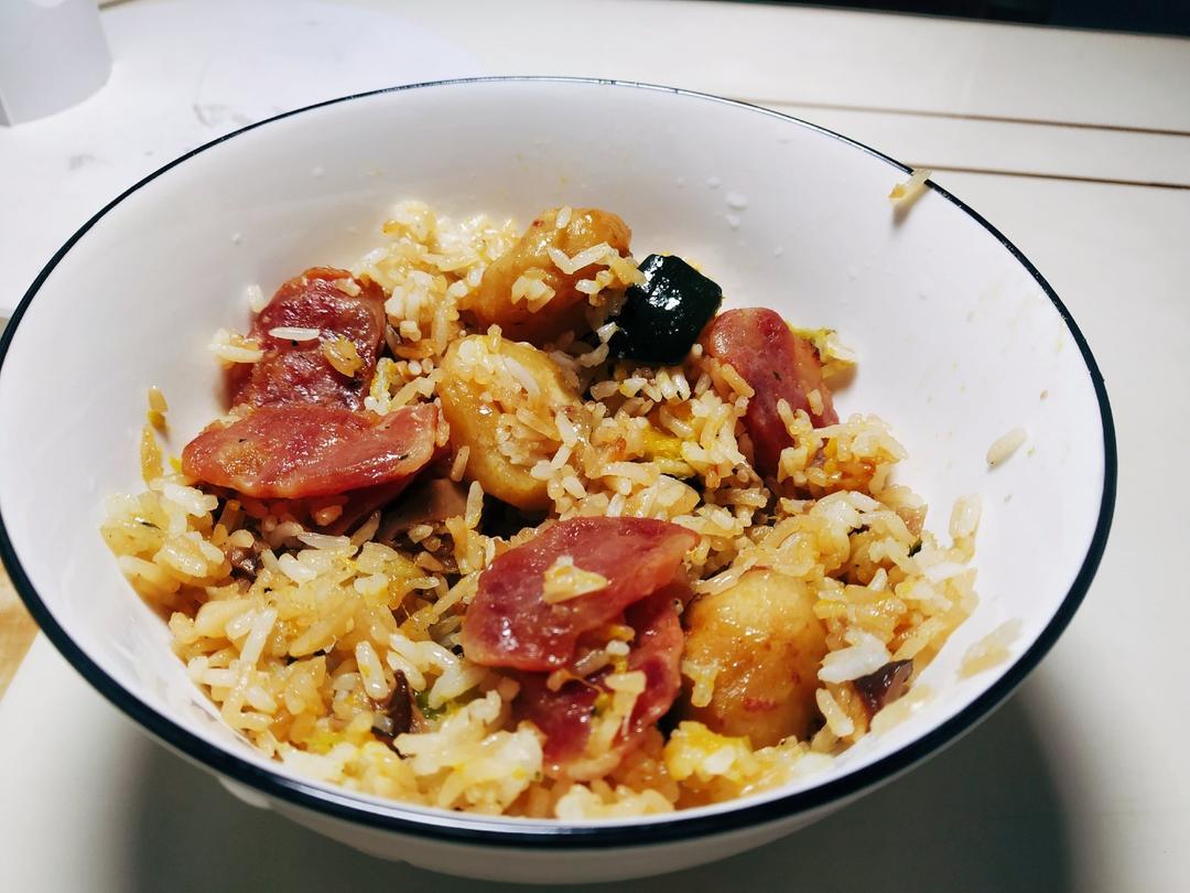 美味到不行的南瓜饭