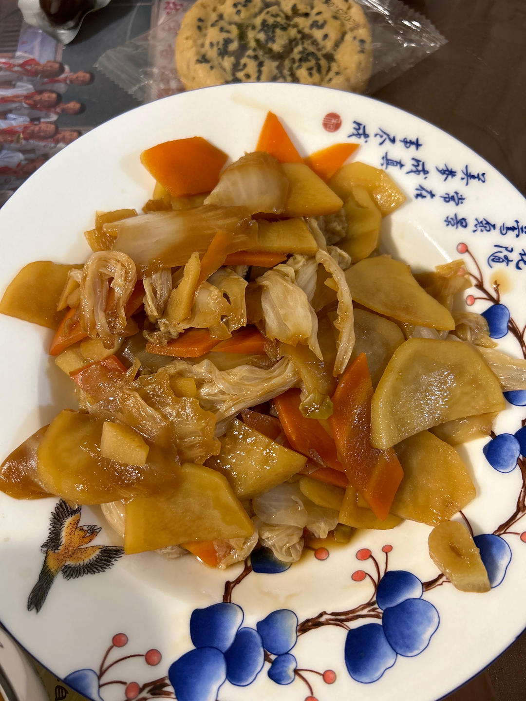 炒白菜土豆片