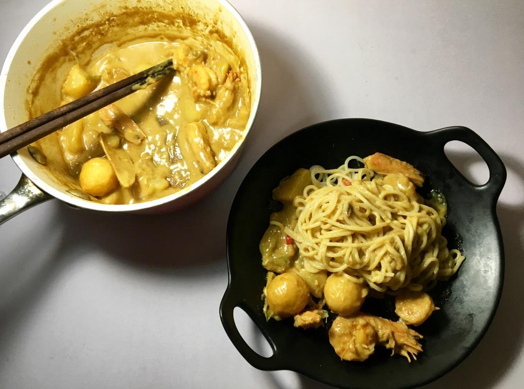 咖喱虾<绝对好吃>