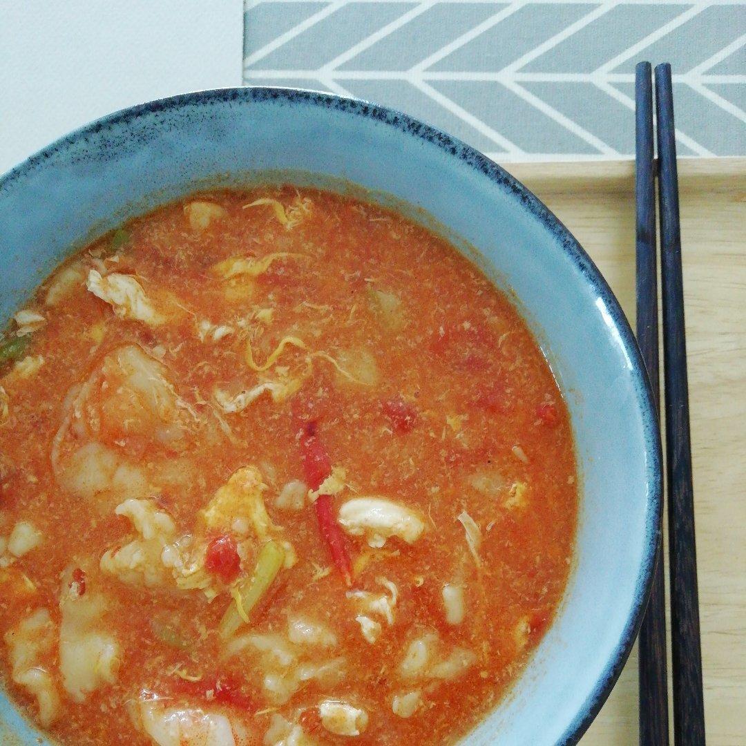 番茄鸡蛋疙瘩面