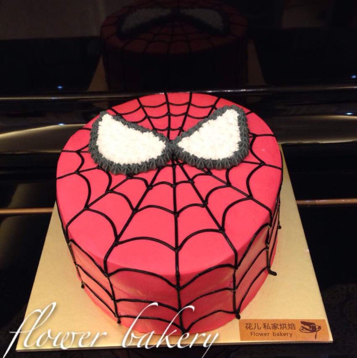 蜘蛛侠蛋糕