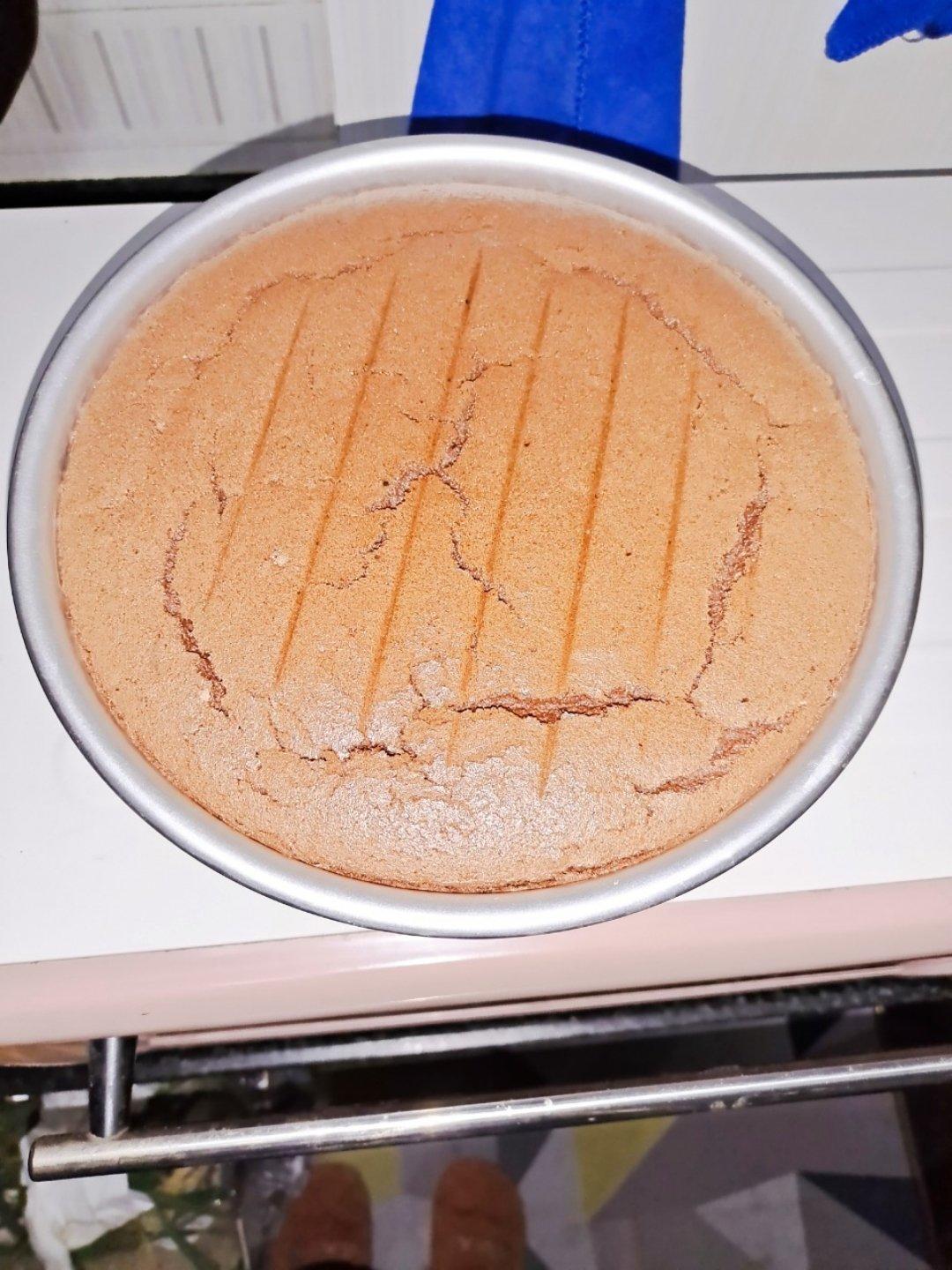 8寸可可戚风蛋糕（超香超浓郁）