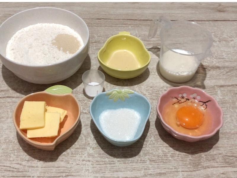 纯奶手撕吐司的做法 步骤1