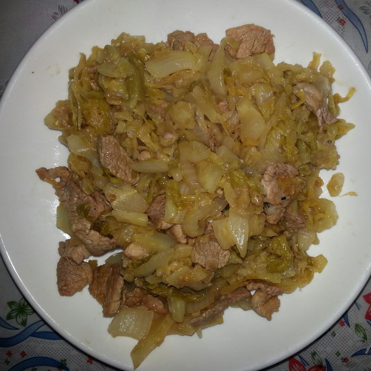 酸菜炒肉丝