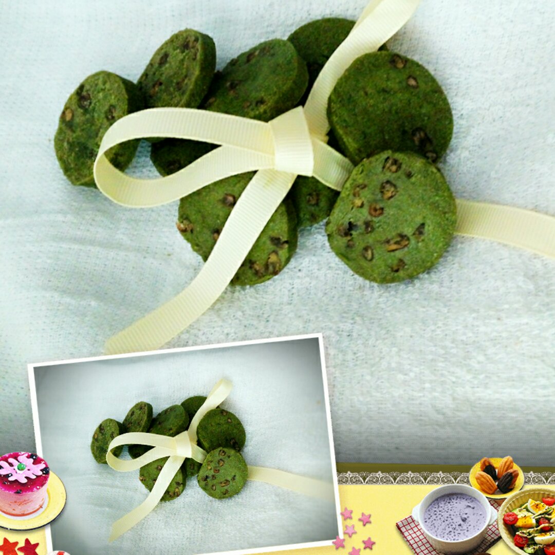 抹茶红豆饼干(减糖)