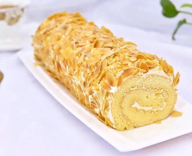 咸奶油杏仁蛋糕卷的做法