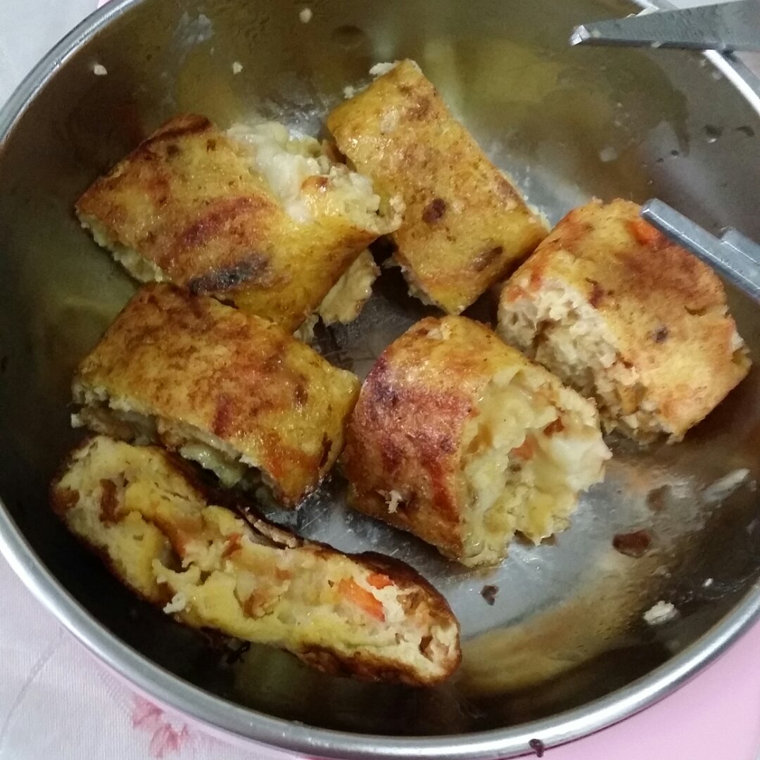宝宝辅食：厚蛋烧（12m+）