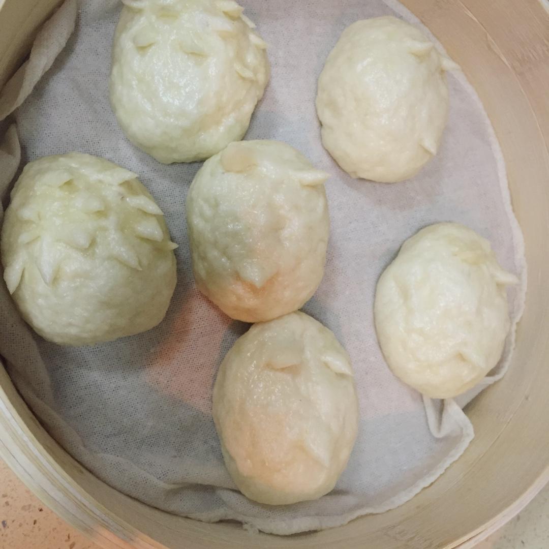 自制无油奶黄包
