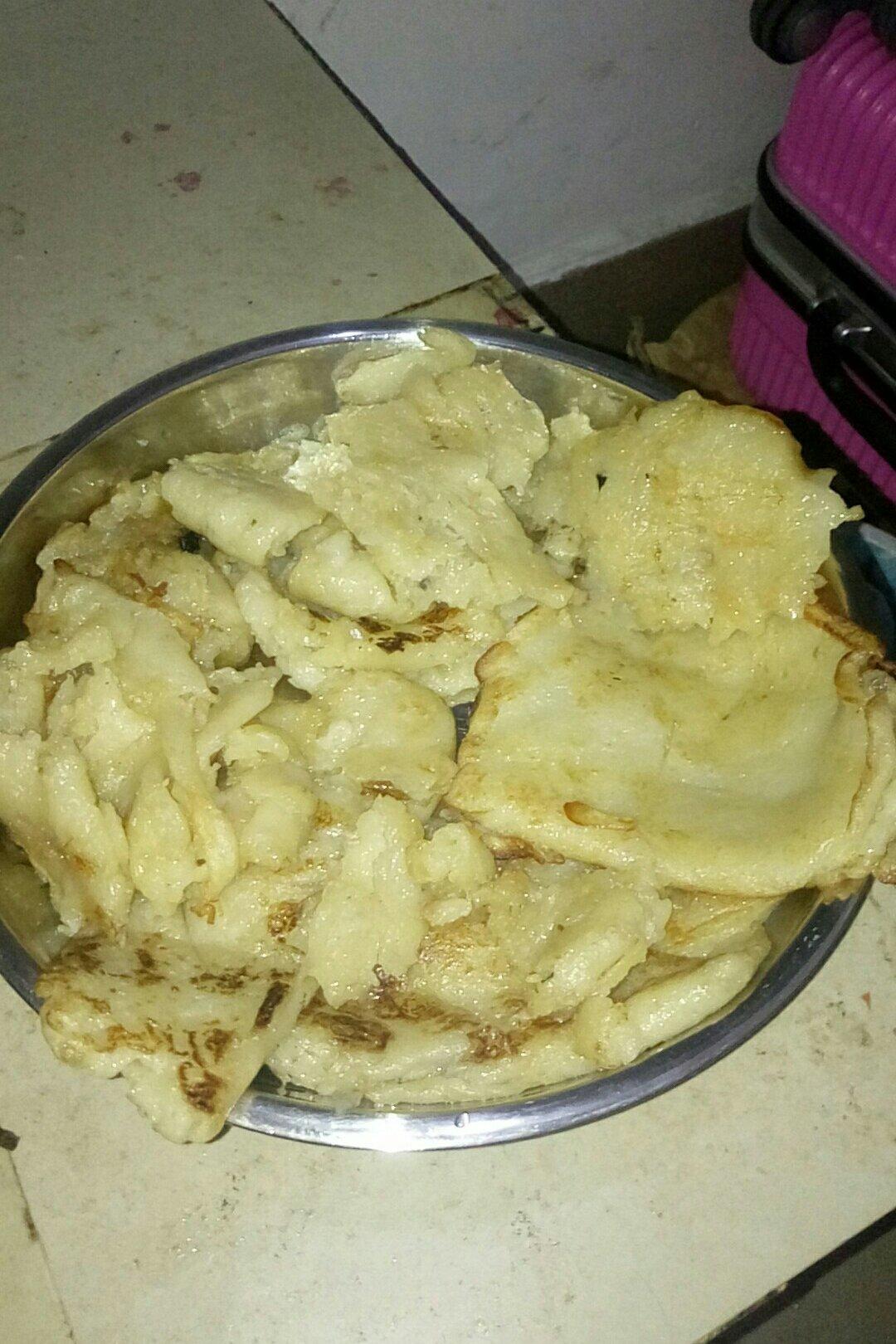 liu晓乐做的面粉饼