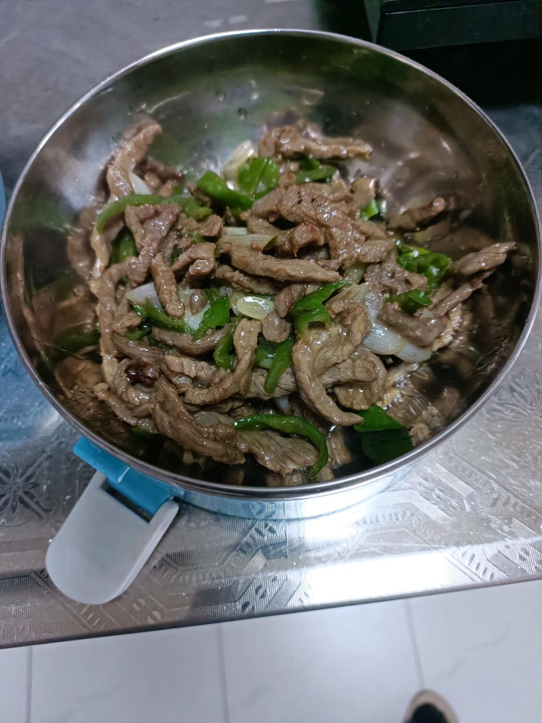 孜然牛肉夹馍最香😋