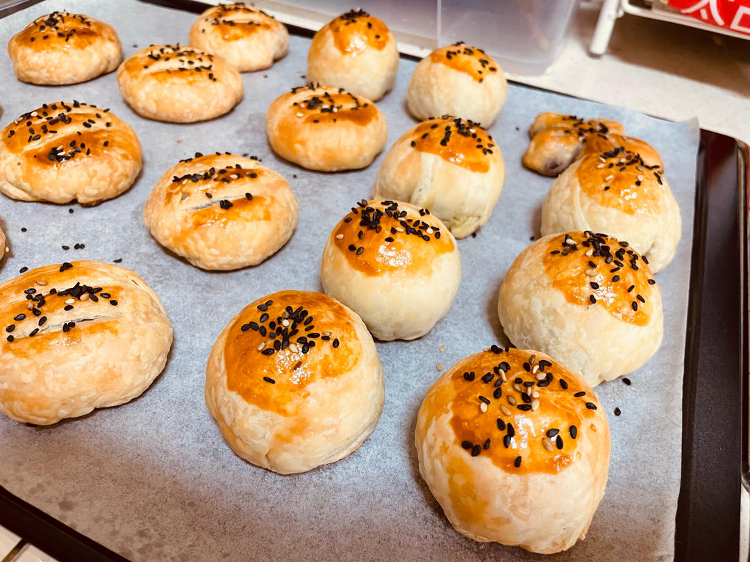 红豆酥（酥皮红豆饼）❗️0失败的红豆一口酥❗️