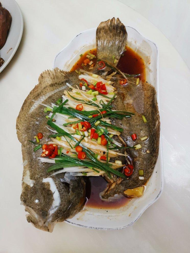 清蒸多宝鱼