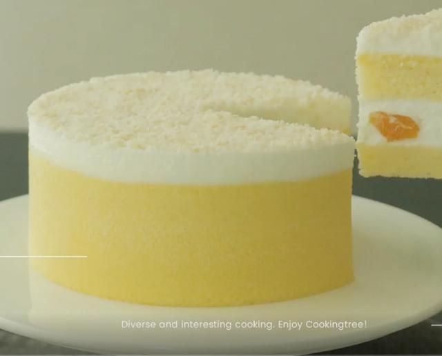 芒果椰蓉蛋糕的做法