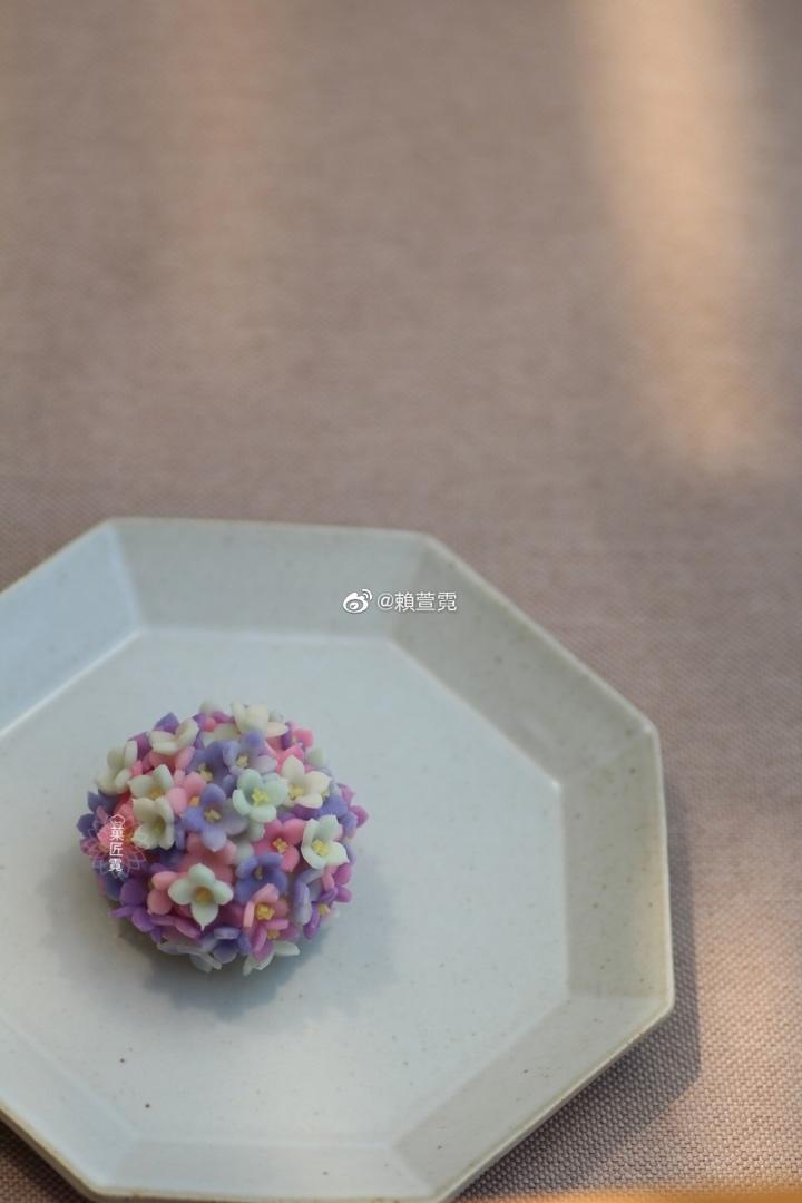 练切菓子｜紫娇花详细做法