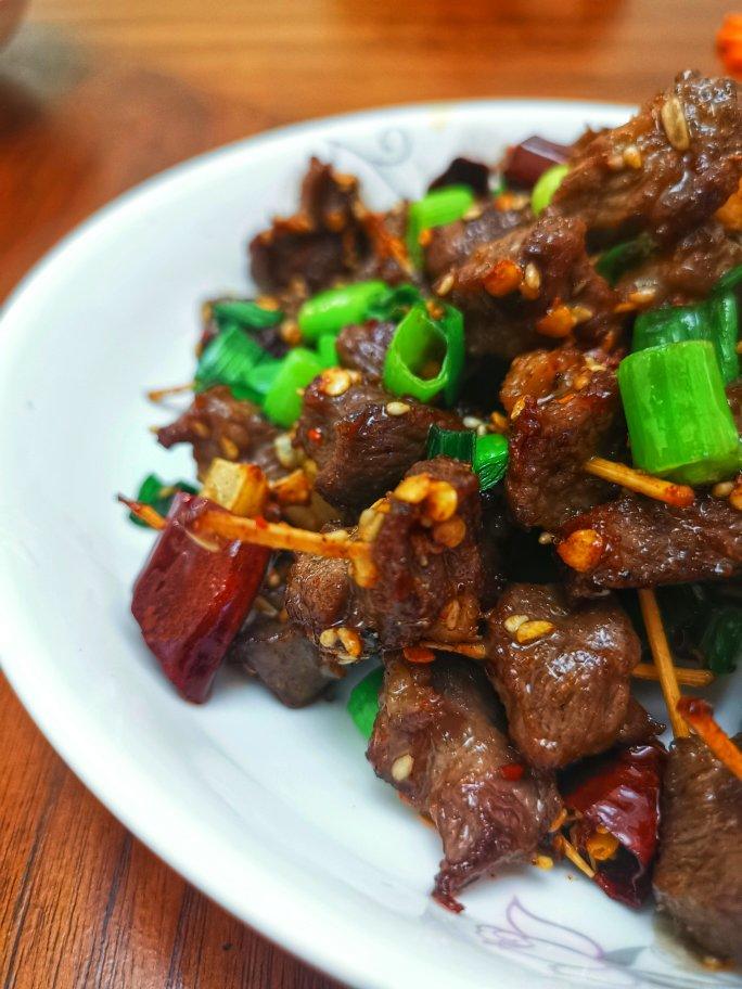 【家庭版牙签牛肉】