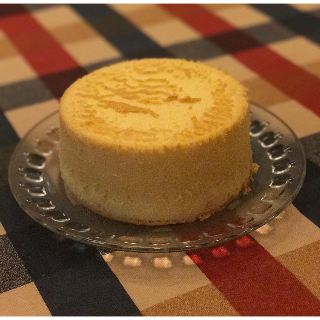 6寸原味戚风蛋糕