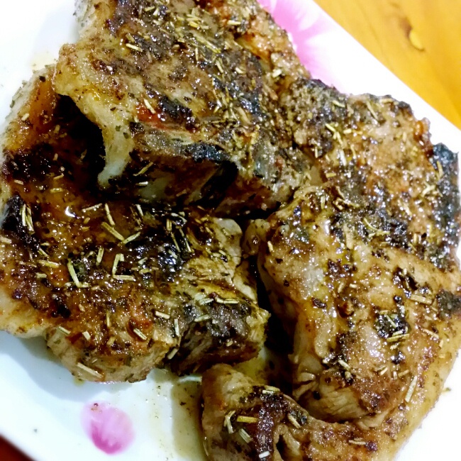 香煎小羊排