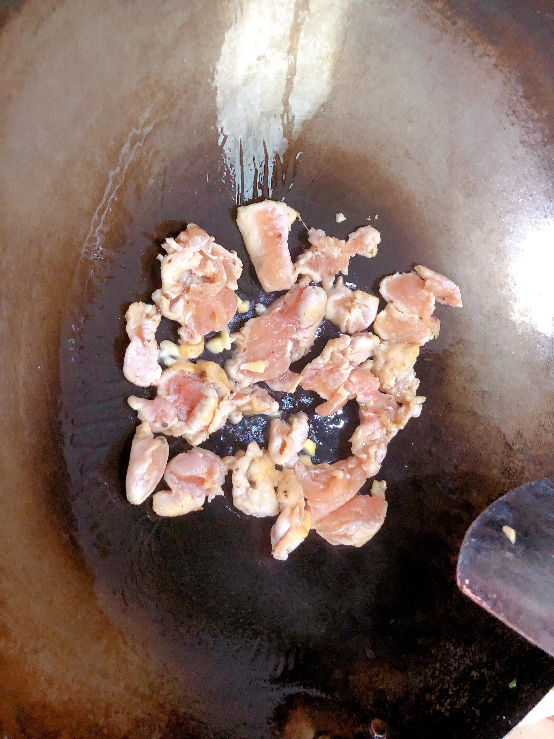 青瓜辣椒炒鸡胸肉（健康低脂）的做法 步骤3