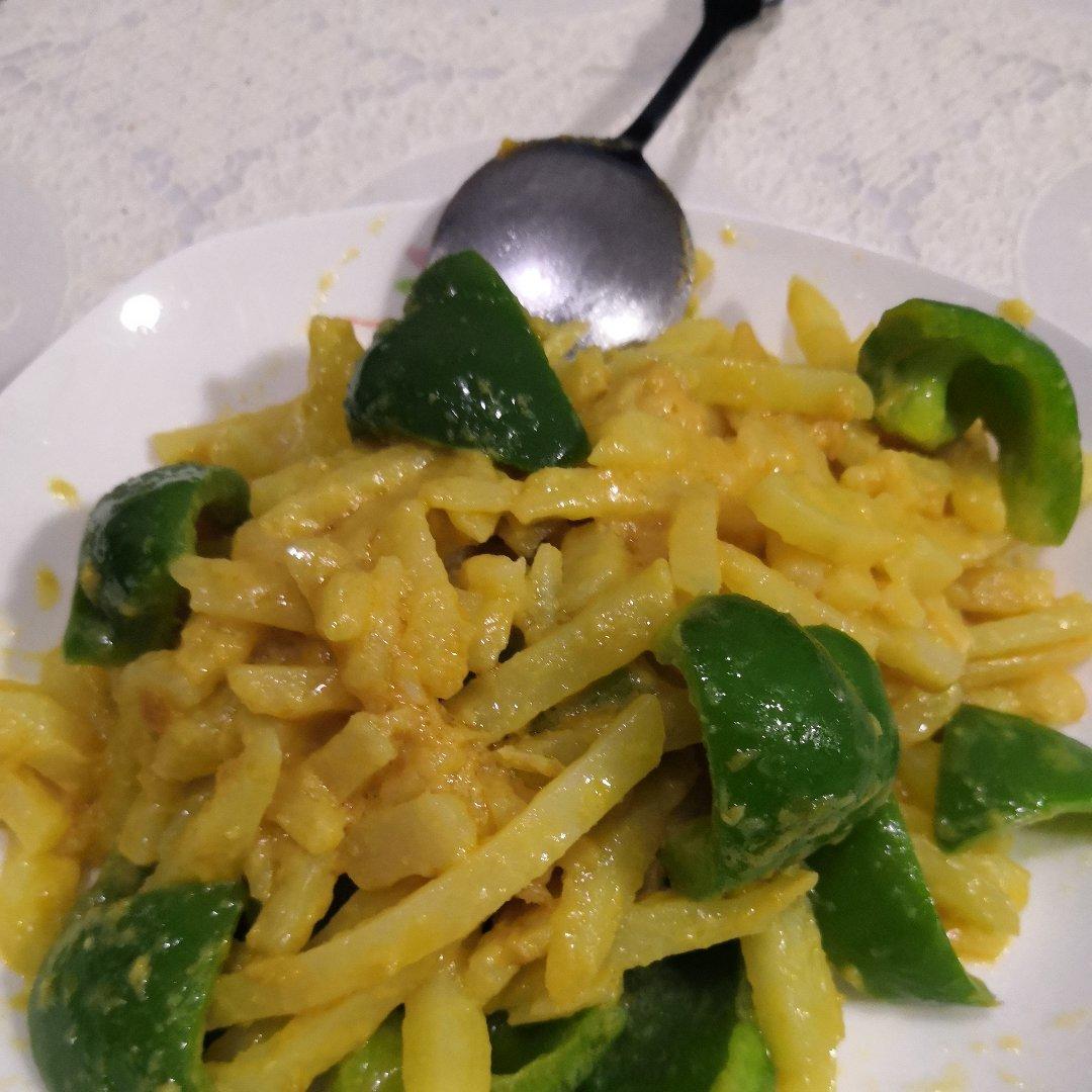 咸鸭蛋黄土豆丝