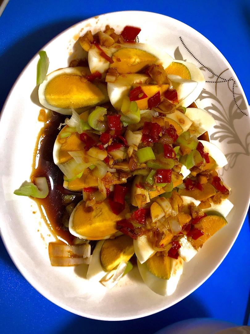 剁椒蒜蓉拌鸡蛋