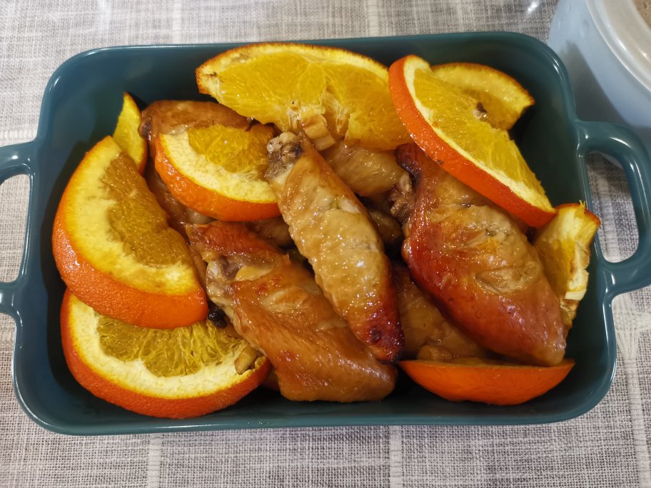 橙香烤鸡翅