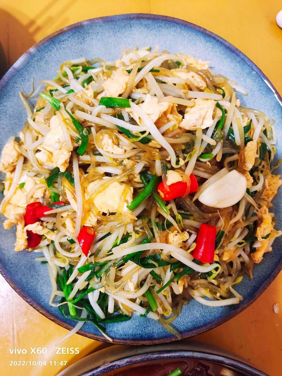 炒合菜～经典的拌饭菜，真的太香了