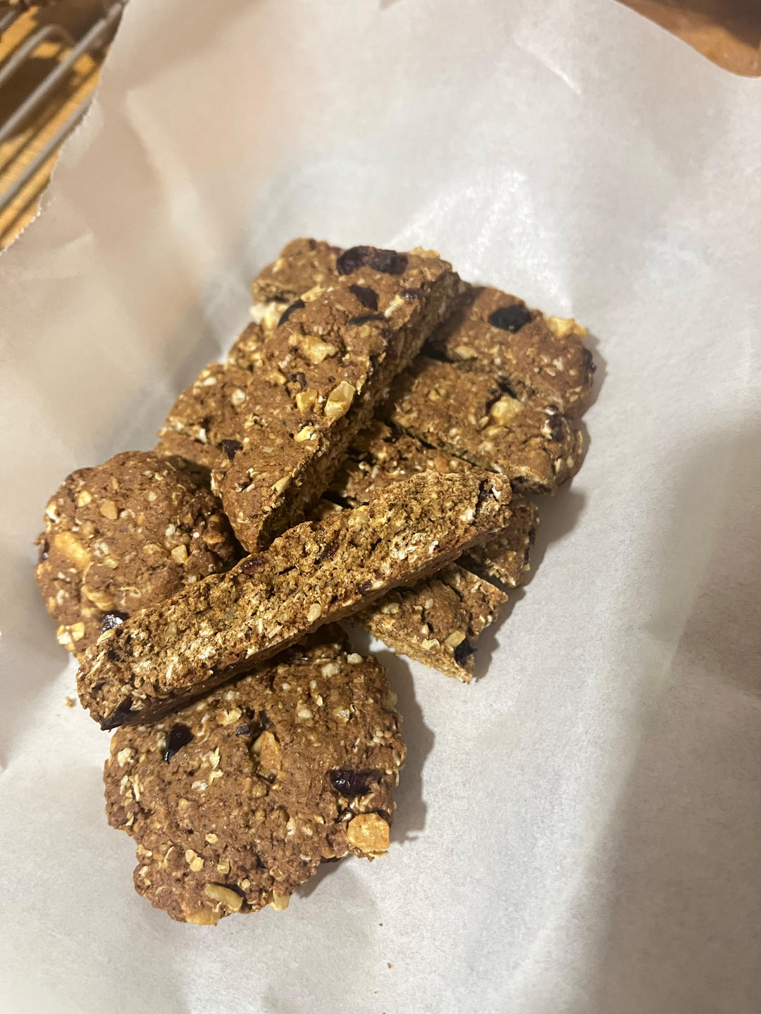 【健康零食】燕麦坚果意式脆饼