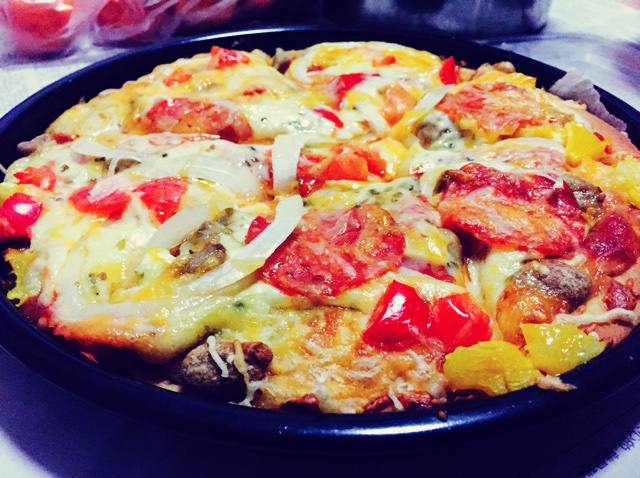 简易快好吃到爆的披萨
