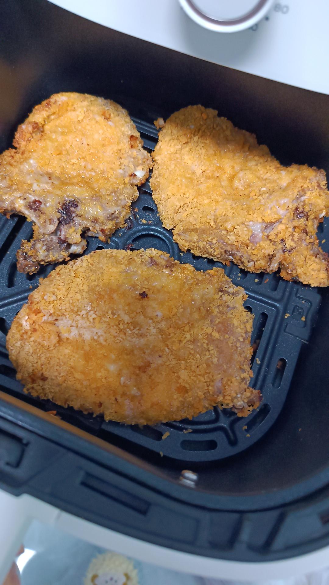 不用一滴油！香喷喷脆皮炸猪排【空气炸锅版】