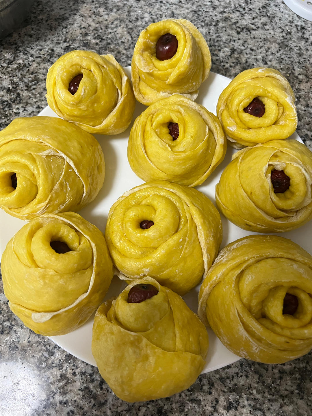 南瓜🎃玫瑰花枣馒头