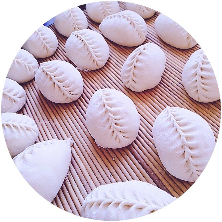 萝卜粉条麦穗包子Turnip & GlassNoodle Steamed Dumplings